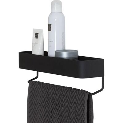 Sealskin Brix Wandhalterung mit Regal - Schwarz Sealskin Brix Wandhalterung mit Regal - Schwarz