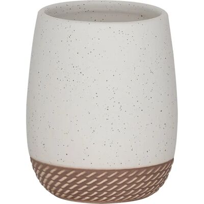 Sealskin Braid Porcelain Sand Cup Sealskin Braid Porcelain Sand Cup