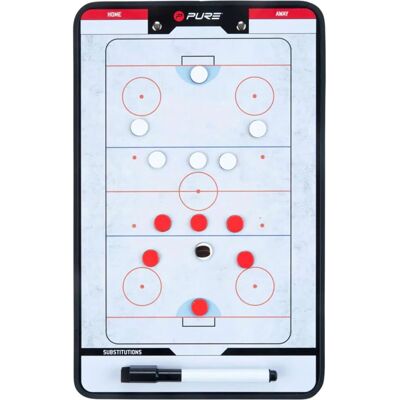 Tablica trenera hokeja na lodzie Pure2Improve - Pełny diagram boiska, magnesy, 35x22cm Tablica trenera hokeja na lodzie Pure2Improve - Pełny diagram boiska, magnesy, 35x22cm