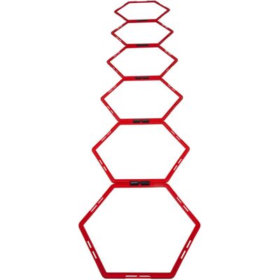 Pure2Improve Hexagon Agility Grid - Versatile Speed & Agility Tool Pure2Improve Hexagon Agility Grid - Versatile Speed & Agility Tool