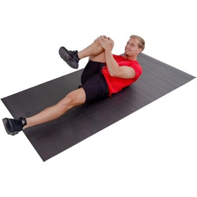 Pure2Improve Zwarte Fitnessvloermat - Unisex Pure2Improve Zwarte Fitnessvloermat - Unisex