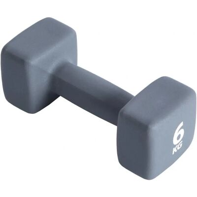 Hantla neoprenowa Pure2Improve - 6 kg - Szara - Unisex - Trening siłowy Hantla neoprenowa Pure2Improve - 6 kg - Szara - Unisex - Trening siłowy