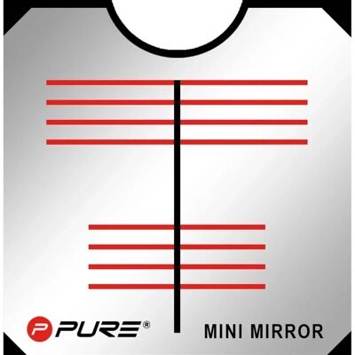 Pure2Improve Mini Putting Peili - 8cm Valkoinen Golfharjoitusväline Pure2Improve Mini Putting Peili - 8cm Valkoinen Golfharjoitusväline