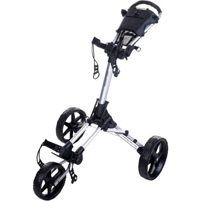 FastFold Quadratischer Golfwagen - Silber/Schwarz - Golf Trolley FastFold Quadratischer Golfwagen - Silber/Schwarz - Golf Trolley