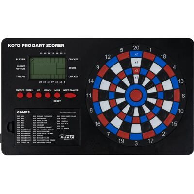 XQ Max DUBLIN Compteur électronique de fléchettes - Plateau de jeu - Publicité XQ Max DUBLIN Compteur électronique de fléchettes - Plateau de jeu - Publicité