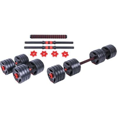 Zestaw hybrydowych hantli/sztangi 40kg Pure2Improve Zestaw hybrydowych hantli/sztangi 40kg Pure2Improve