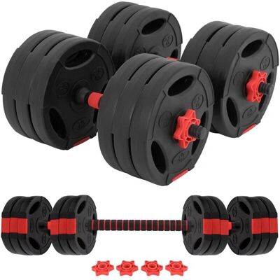 Conjunto de Mancuernas Ajustables ECD Germany - 30kg Equipo de Fitness Conjunto de Mancuernas Ajustables ECD Germany - 30kg Equipo de Fitness