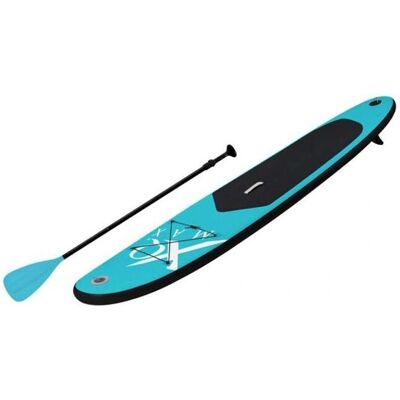 XQ Max Opblaasbare Stand-up Paddleboard 285cm - Blauw & Zwart - Sport & Vrije Tijd XQ Max Opblaasbare Stand-up Paddleboard 285cm - Blauw & Zwart - Sport & Vrije Tijd