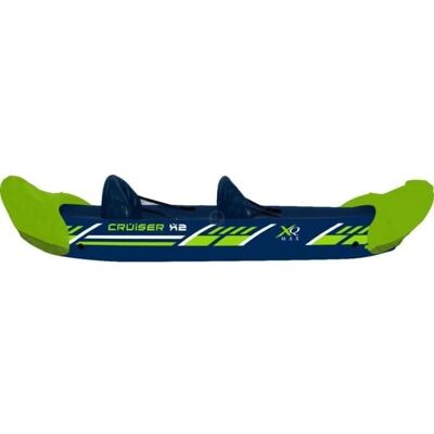 Vida XL Europe B.V. XQ Max Kayak Cruiser X2 - Gonflable, Bleu et Vert - Kayak - Publicité Vida XL Europe B.V. XQ Max Kayak Cruiser X2 - Gonflable, Bleu et Vert - Kayak - Publicité