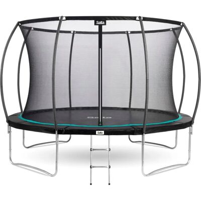 Salta Cosmos 427cm sort trampolines med sikkerhedsnet og stige Salta Cosmos 427cm sort trampolines med sikkerhedsnet og stige