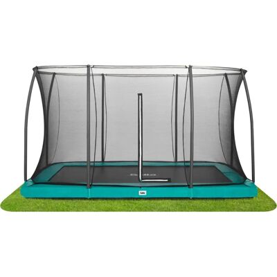 Salta Boden-Kindertrampolin 366cm - Grün - Sicherheitsnetz Salta Boden-Kindertrampolin 366cm - Grün - Sicherheitsnetz