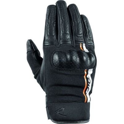 DIFI - Reptile - Nero - Arancione - Guanti moto DIFI - Reptile - Nero - Arancione - Guanti moto