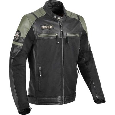DIFI - Memphis - Nero/Verde - 60 - giacca moto DIFI - Memphis - Nero/Verde - 60 - giacca moto