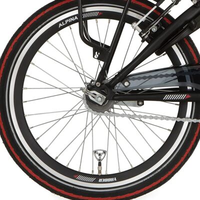 Alpina - HLQC Yabber - Zwart - Achterwiel Alpina - HLQC Yabber - Zwart - Achterwiel