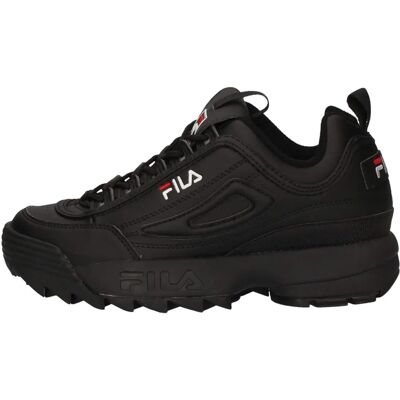 Fila Disruptor Low W Black Sneakers - Lifestyle Fila Disruptor Low W Black Sneakers - Lifestyle