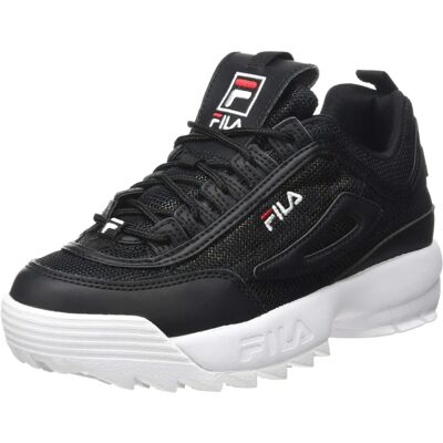 Fila Disruptor A Kids Black Shoes - Kids - All Year Fila Disruptor A Kids Black Shoes - Kids - All Year
