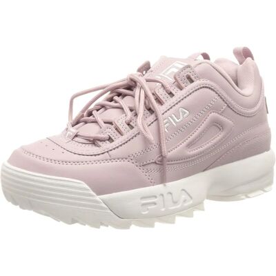 Fila Disruptor Low - Cuero Rosa - Zapatillas Fila Disruptor Low - Cuero Rosa - Zapatillas