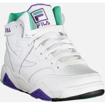 Fila Grant Hill 2 Bílé Fialové Zelené Vysoké Boty Fila Grant Hill 2 Bílé Fialové Zelené Vysoké Boty