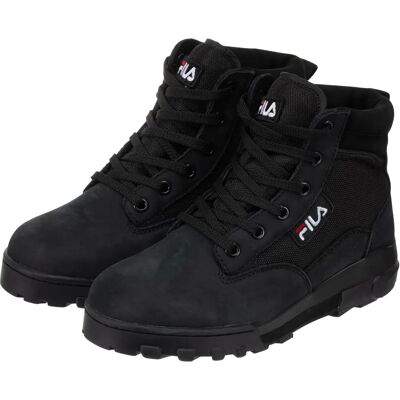 Fila Grunge II Mid Damen, Schwarz, Leder, Winterstiefel Fila Grunge II Mid Damen, Schwarz, Leder, Winterstiefel