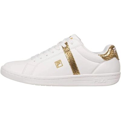 Fila FFW0257 Chaussures de tennis blanches et or - Chaussures de tennis - Publicité Fila FFW0257 Chaussures de tennis blanches et or - Chaussures de tennis - Publicité