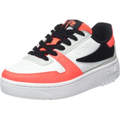 FILA FXVentuno Teens Szary fiołkowo-płonący koralówki - Buty sportowe FILA FXVentuno Teens Szary fiołkowo-płonący koralówki - Buty sportowe