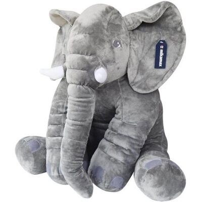 Northix Elephant Plush Toy - Gray - 60 cm Northix Elephant Plush Toy - Gray - 60 cm