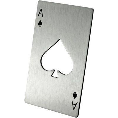 Northix Edelstahl-Flaschenöffner - Casino-Design - 8,5cm Northix Edelstahl-Flaschenöffner - Casino-Design - 8,5cm