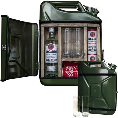 Northix 20 L Minibar - Grün - Lagerung & Militär Stil Northix 20 L Minibar - Grün - Lagerung & Militär Stil