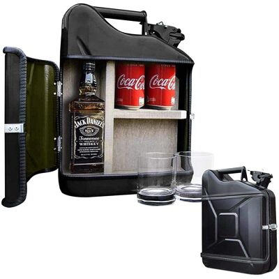 Northix Whisky Bar Jerrycan - Schwarz - Whisky Bar Northix Whisky Bar Jerrycan - Schwarz - Whisky Bar