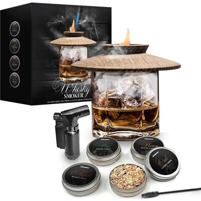 Northix Whiskey Smoker Set - Savusilppu ja Lisävarusteet Northix Whiskey Smoker Set - Savusilppu ja Lisävarusteet