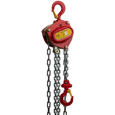 Delta - Rot Premium Stirnradkettenzug - 0,5t - 10,0m - Kettenzug Delta - Rot Premium Stirnradkettenzug - 0,5t - 10,0m - Kettenzug