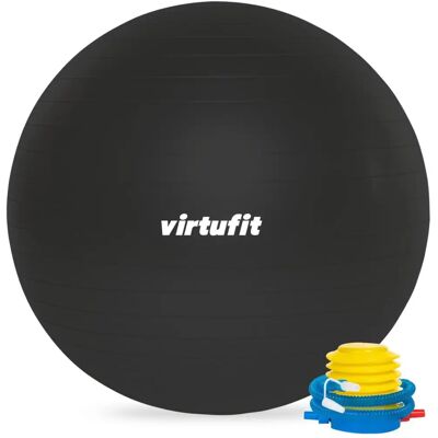 VirtuFit Pro Anti-eksplodująca Piłka Fitness 65cm Szara - Piłka Fitness VirtuFit Pro Anti-eksplodująca Piłka Fitness 65cm Szara - Piłka Fitness