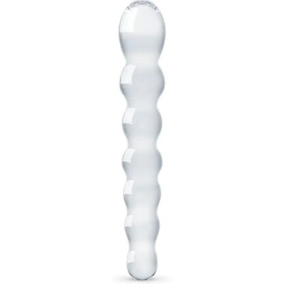 Gildo Dildo en Verre No.19 - 20cm, Transparent, Ergonomique, Double-face - Verre Dildo Gildo Dildo en Verre No.19 - 20cm, Transparent, Ergonomique, Double-face - Verre Dildo
