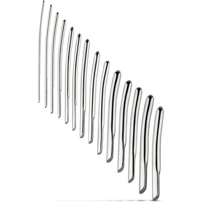 Ensemble de dilatateurs en acier inoxydable Sinner Gear - 14 pièces, 13cm, 4-17mm - Publicité Ensemble de dilatateurs en acier inoxydable Sinner Gear - 14 pièces, 13cm, 4-17mm - Publicité