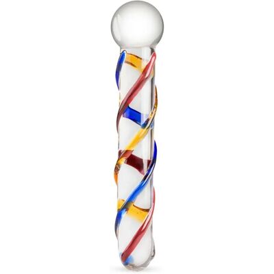Gildo 18cm Glass Dildo - Textured, Temperature Play, Waterproof Gildo 18cm Glass Dildo - Textured, Temperature Play, Waterproof