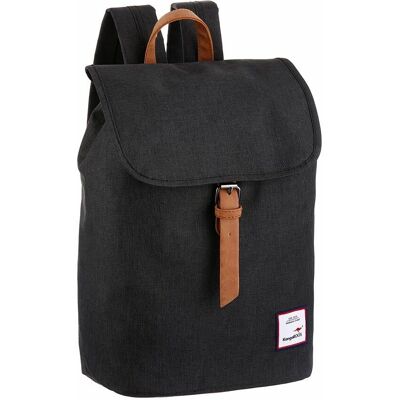KANGAROOS Schwarzer Nylon Rucksack - Casual, 23/38/13 cm KANGAROOS Schwarzer Nylon Rucksack - Casual, 23/38/13 cm