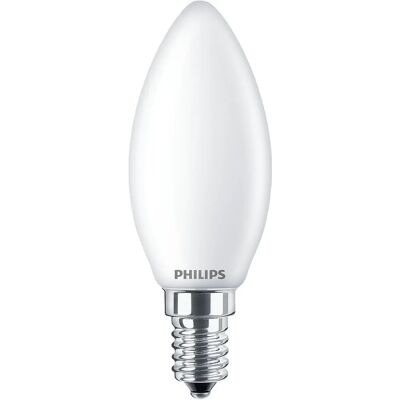 Ampoule LED Philips - Blanc chaud - E14 - 4,3 W - Publicité Ampoule LED Philips - Blanc chaud - E14 - 4,3 W - Publicité
