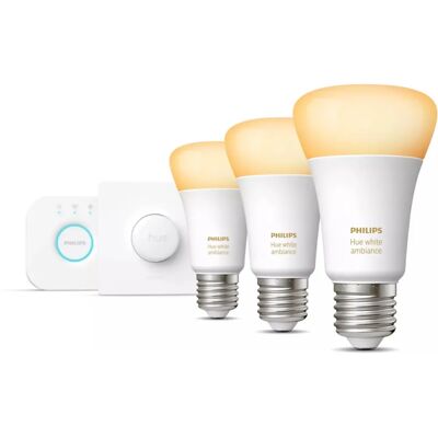 Kit de iluminación inteligente Philips Hue White Ambiance Bluetooth - Kit de iluminación Kit de iluminación inteligente Philips Hue White Ambiance Bluetooth - Kit de iluminación