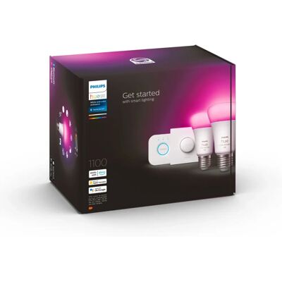 Kit d'éclairage intelligent Philips Hue Blanc et Couleur - Smart Lighting Kit - Publicité Kit d'éclairage intelligent Philips Hue Blanc et Couleur - Smart Lighting Kit - Publicité