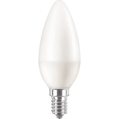 Philips Blanc Chaud 7W E14 Bougie LED - Ampoule LED - Publicité Philips Blanc Chaud 7W E14 Bougie LED - Ampoule LED - Publicité