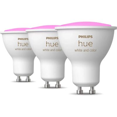 Philips Hue White & Color Ambience GU10 4,3W/230lm - 3 pièces. (929001953115) Philips Hue White & Color Ambience GU10 4,3W/230lm - 3 pièces. (929001953115)