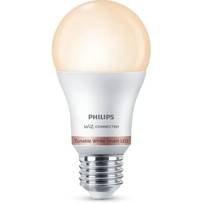 Ampoule intelligente Philips blanche - LED avec Wi-Fi & Bluetooth - Publicité Ampoule intelligente Philips blanche - LED avec Wi-Fi & Bluetooth - Publicité