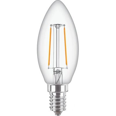 Philips Bougie LED Blanc Chaud E14 2W - Ampoule LED - Publicité Philips Bougie LED Blanc Chaud E14 2W - Ampoule LED - Publicité
