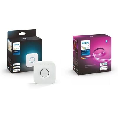 Philips LightStrip Plus 2m - Weiß & Farbambiance LED mit Hue Bridge Philips LightStrip Plus 2m - Weiß & Farbambiance LED mit Hue Bridge