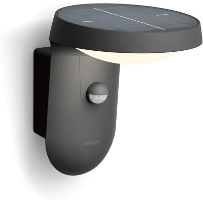 Philips Outdoor Solar Wall Light - Motion Sensor, 255lm, IP44 Philips Outdoor Solar Wall Light - Motion Sensor, 255lm, IP44