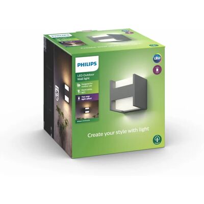 Philips Arbour LED Nástěnné světlo - Odolné a moderní venkovní osvětlení Philips Arbour LED Nástěnné světlo - Odolné a moderní venkovní osvětlení