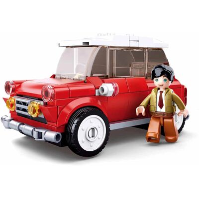 Sluban M38-B0706B Mini-Auto Bausatz - Rot Fahrzeug Sluban M38-B0706B Mini-Auto Bausatz - Rot Fahrzeug
