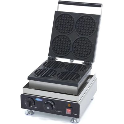 Maxima Gaufrier - Mini rond 4 pièces - Professionnel Maxima Gaufrier - Mini rond 4 pièces - Professionnel