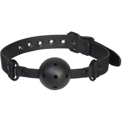 Dream Toys Blaze Ball Gag - BDSM, Unisex, Ajustable, Negro Dream Toys Blaze Ball Gag - BDSM, Unisex, Ajustable, Negro