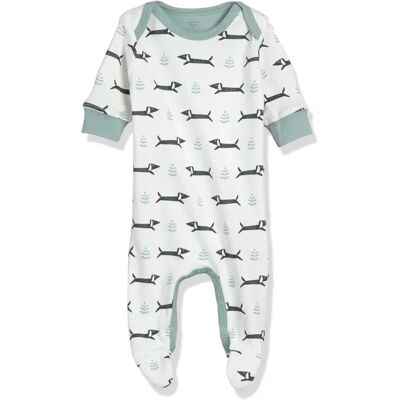 Pyjama bébé avec pieds Fresk Dachsy - Coton bio, 0-12 mois Pyjama bébé avec pieds Fresk Dachsy - Coton bio, 0-12 mois